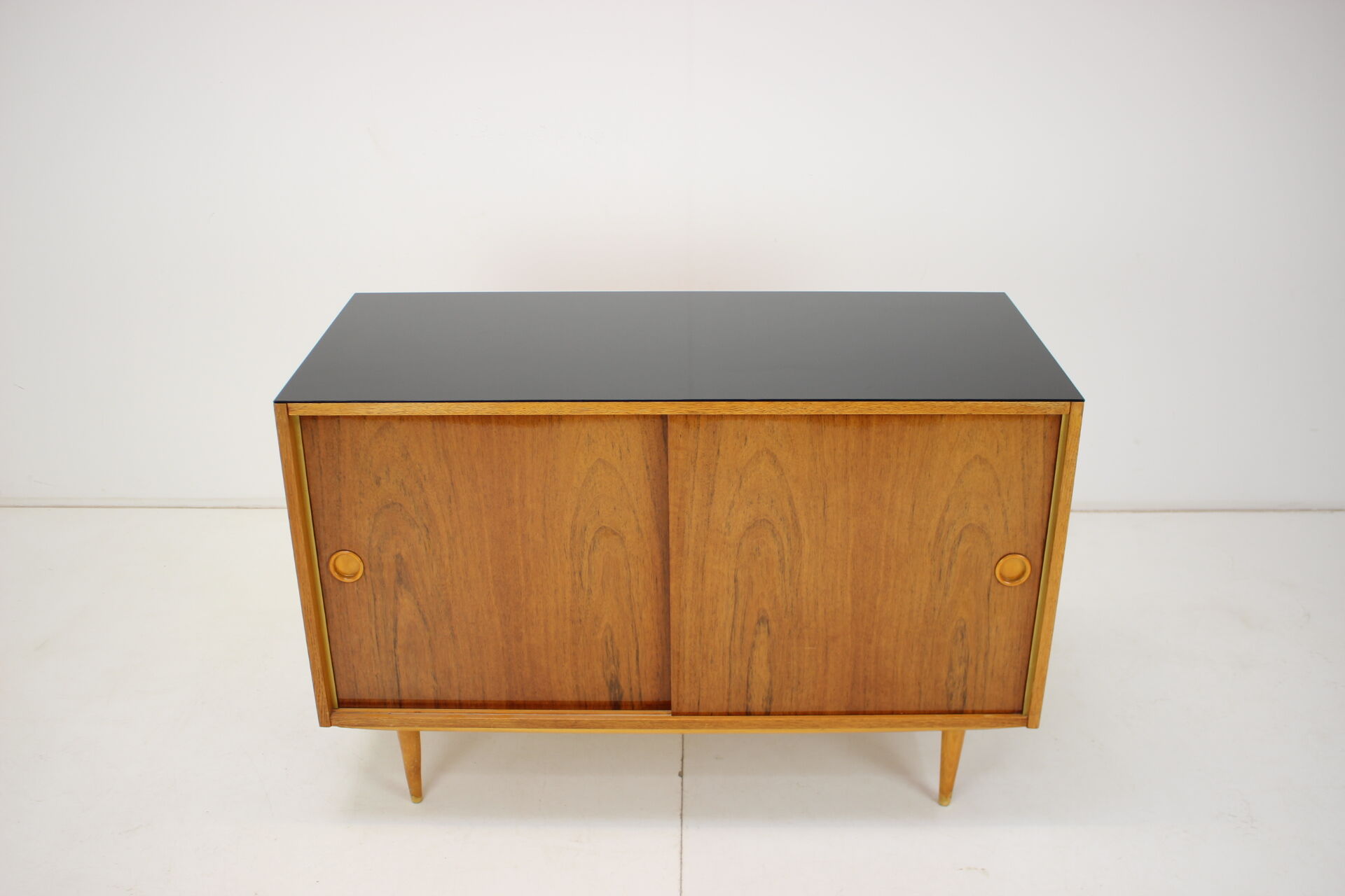 Mid-century upcycled cabinet on high gloss, 1960's