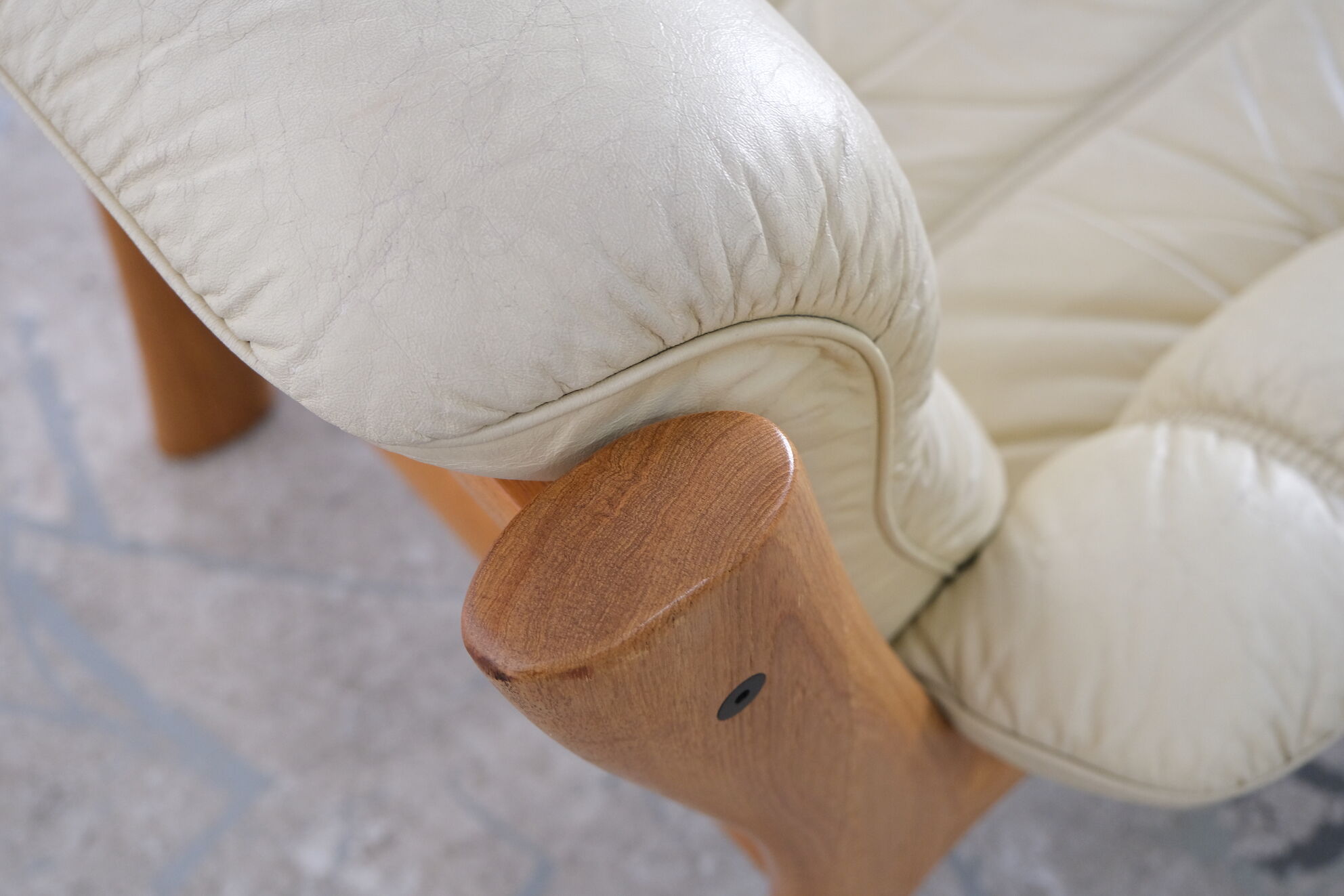 Leather Living Room Set model Montana by Ekornes, 1970's