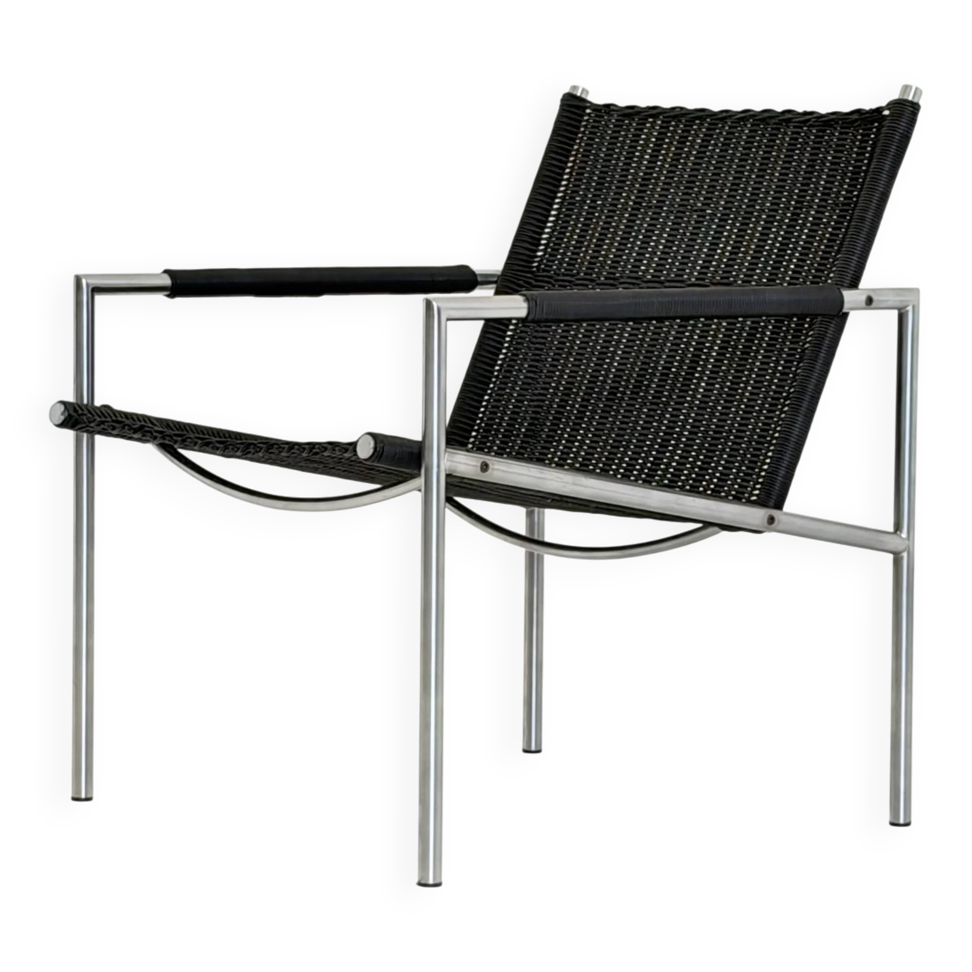 Martin Visser SZ 01 armchair for Spectrum in black