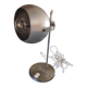 All metal eyeball lamp on stem