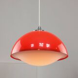 Italian Space Age Pendant in Plexiglass and Chrome, 1970s