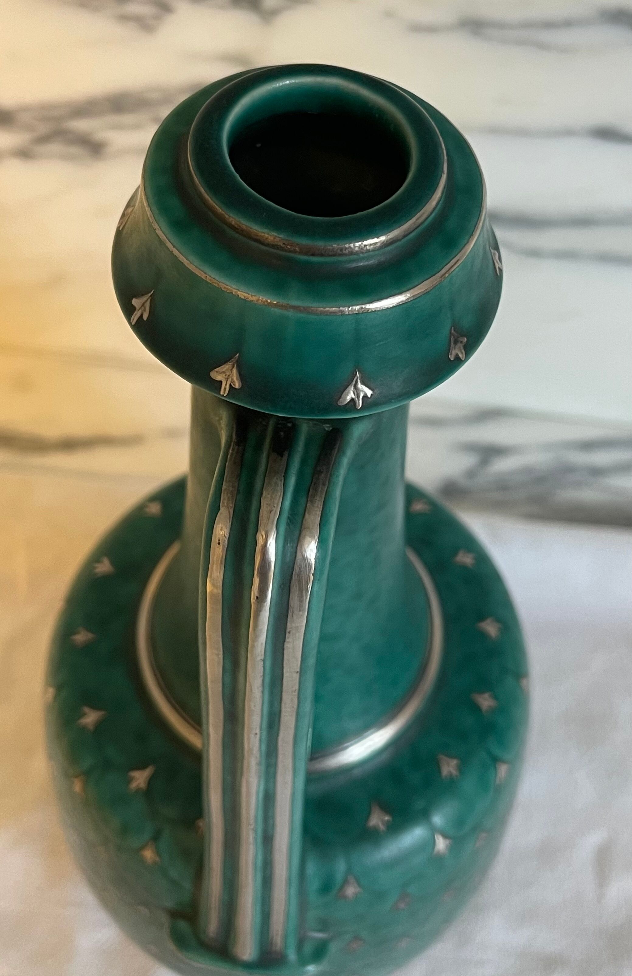 Vase Gustavsberg argenta wilhelm kage