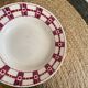 Old hollow plates mismatched in red.
