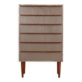 Teak chest of drawers, Danish design, 1960s, production: Denmark