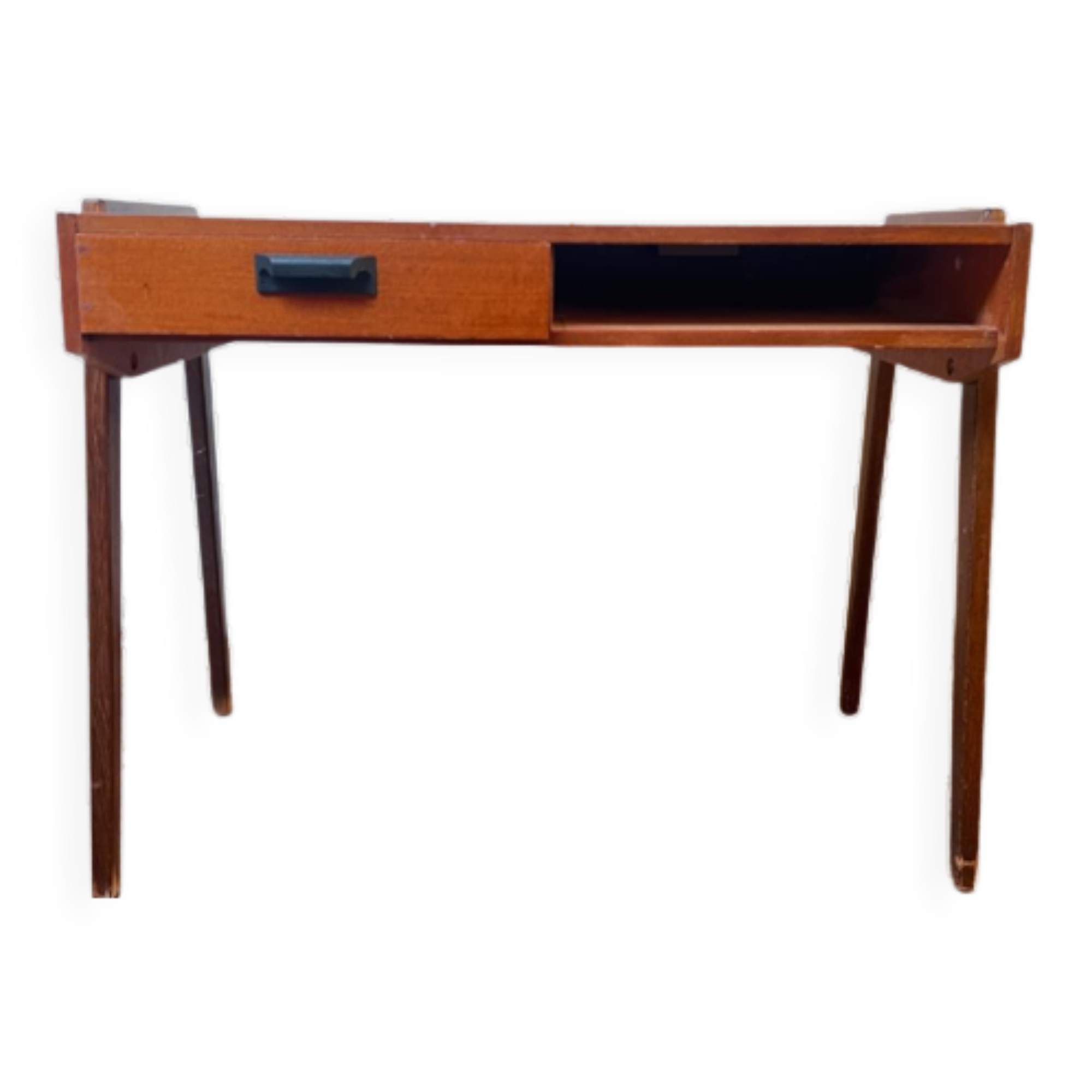 Vintage teak desk Scandinavian look 1960