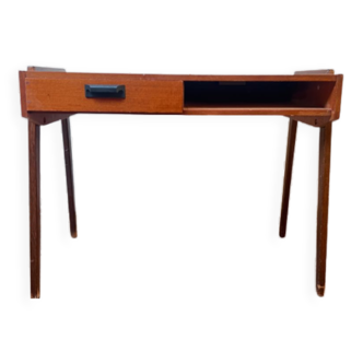 Bureau vintage en teck look scandinave 1960