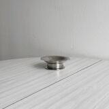 Vintage Coquillor butter dish in shiny metal