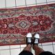 Tapis Vintage Hamadan Fait Main – 70 x 145 cm - 1C1016