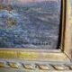 19th-century painting signed by Gaston Roullet, marine painter.