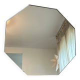 Miroir octogonal biseauté