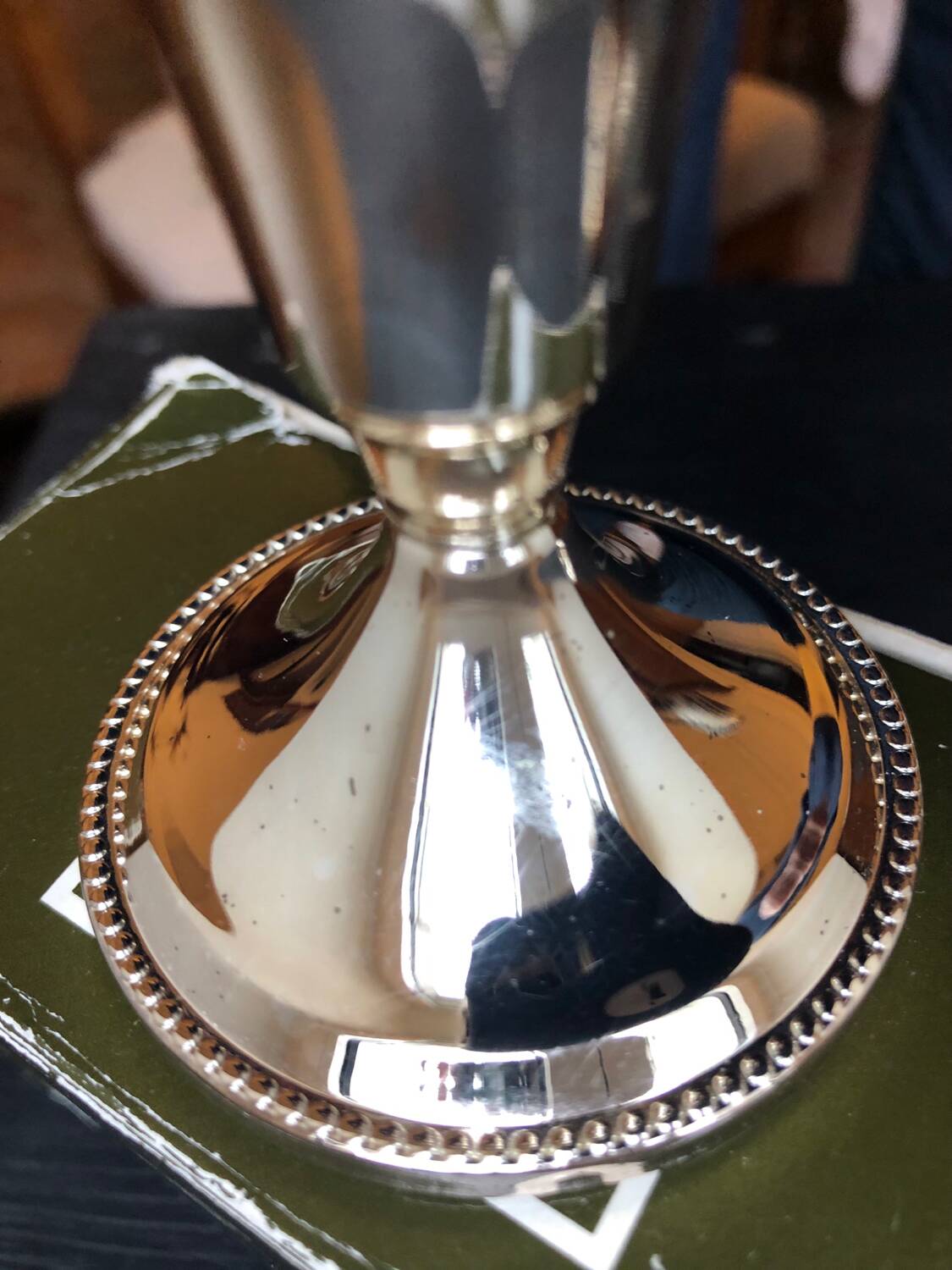 Pair of Christofle candlesticks