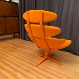 Corona Sepctrum armchair, model EJ 5-S, designed by Poul M. Volther, Erik Jørgensen, Denmark.