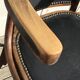 Baumann office armchair n°29 black around 1925