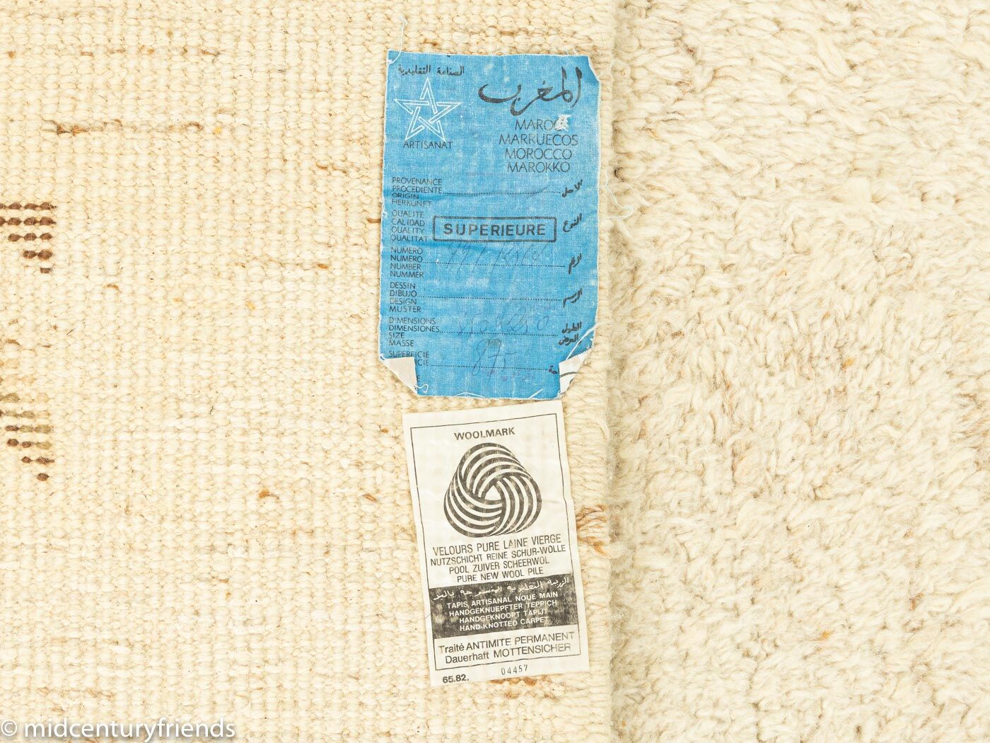 1960s Berber Carpet, 245 X 345