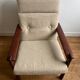 Fauteuil teck scandinave 1960