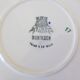Vintage round serving dish from Gien, model Robinson 2106119.