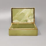 Astonishing green onyx box made in italy
