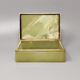 Astonishing green onyx box made in italy
