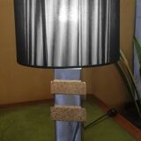 Chrome and cork lamp from the 70s