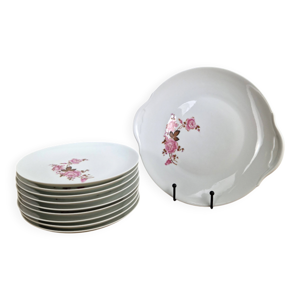 Service à dessert porcelaine de limoges