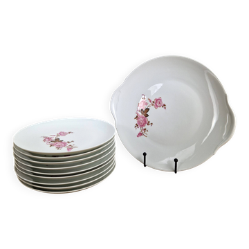 Limoges porcelain dessert service