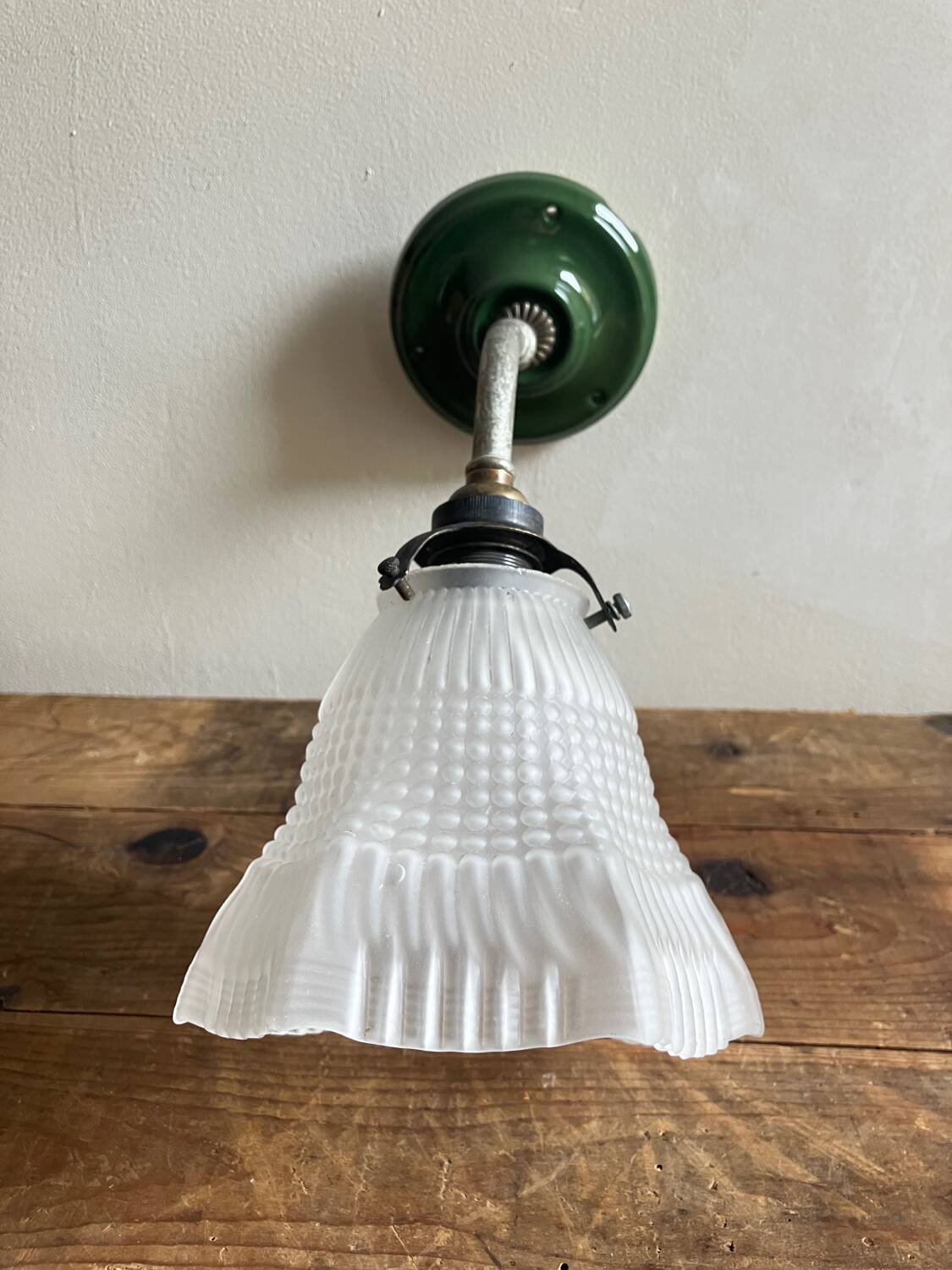 Vintage swan neck wall light