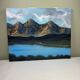 Huile sur toile Paysage de montagne