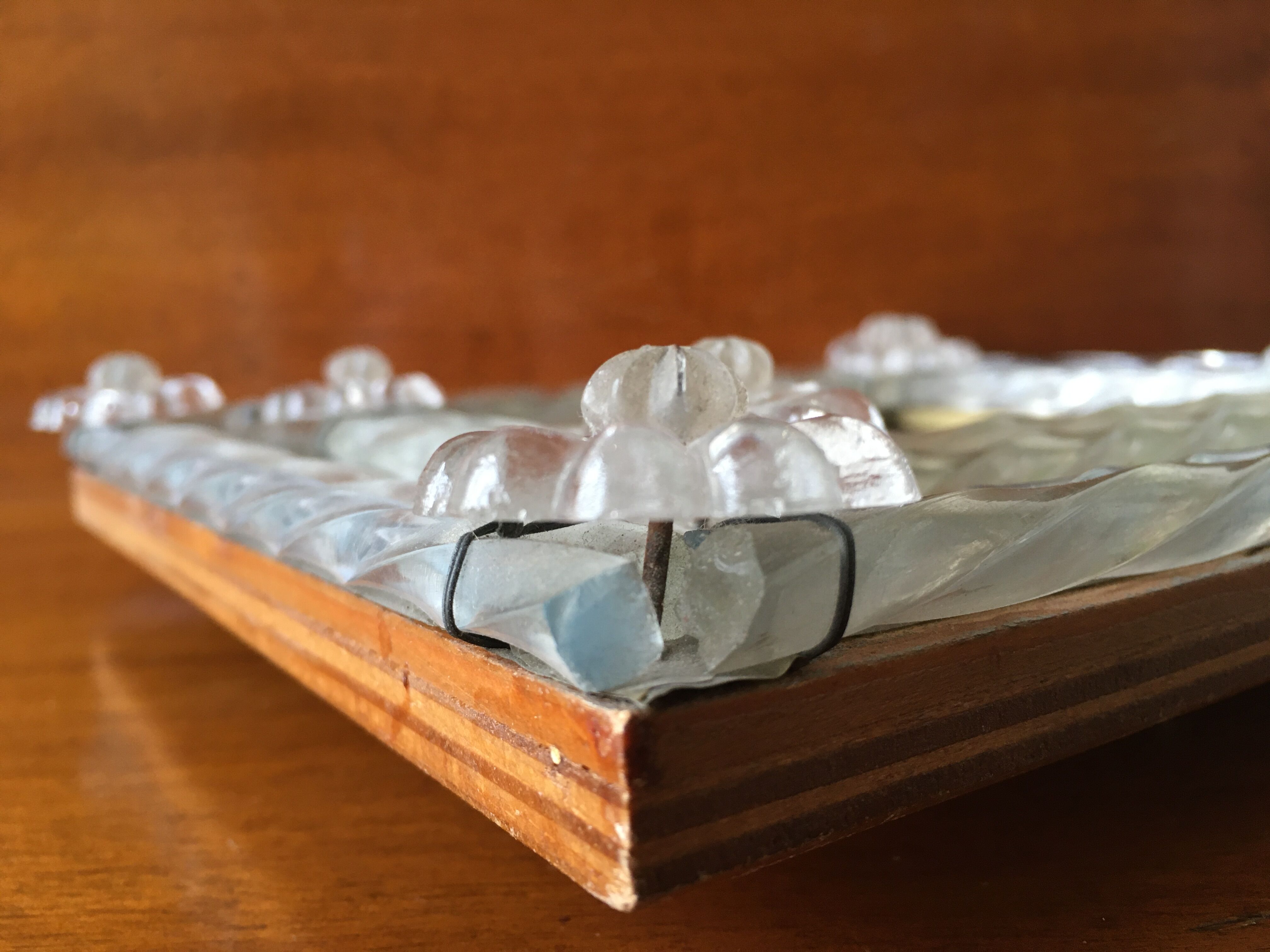 Vintage Murano mirror photo frame