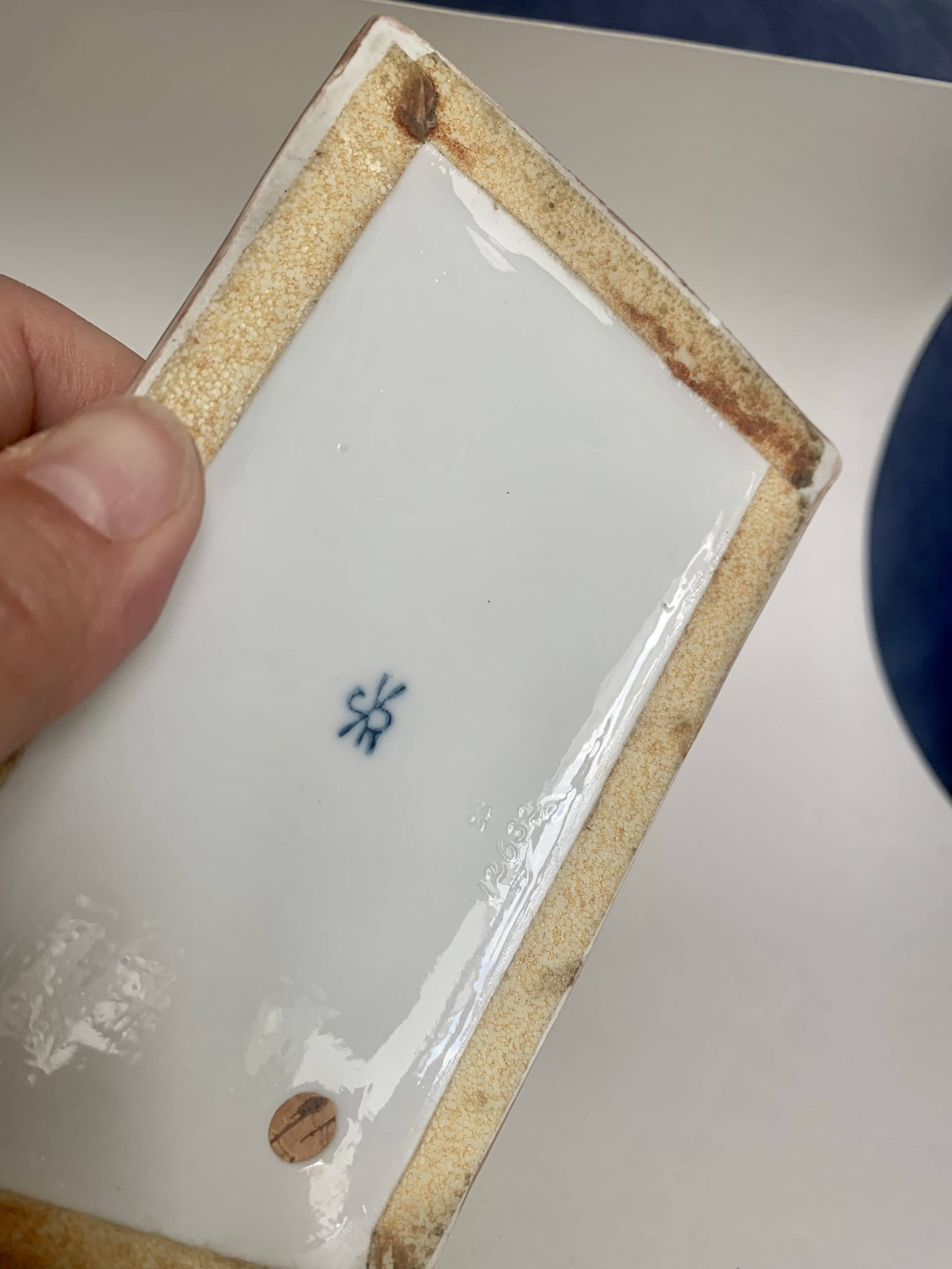 Porcelain Bookend  Scheibe-Alsbach, Germany