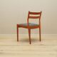 Set of six teak chairs, Danish design, 1970s, designer: Poul M. Volther