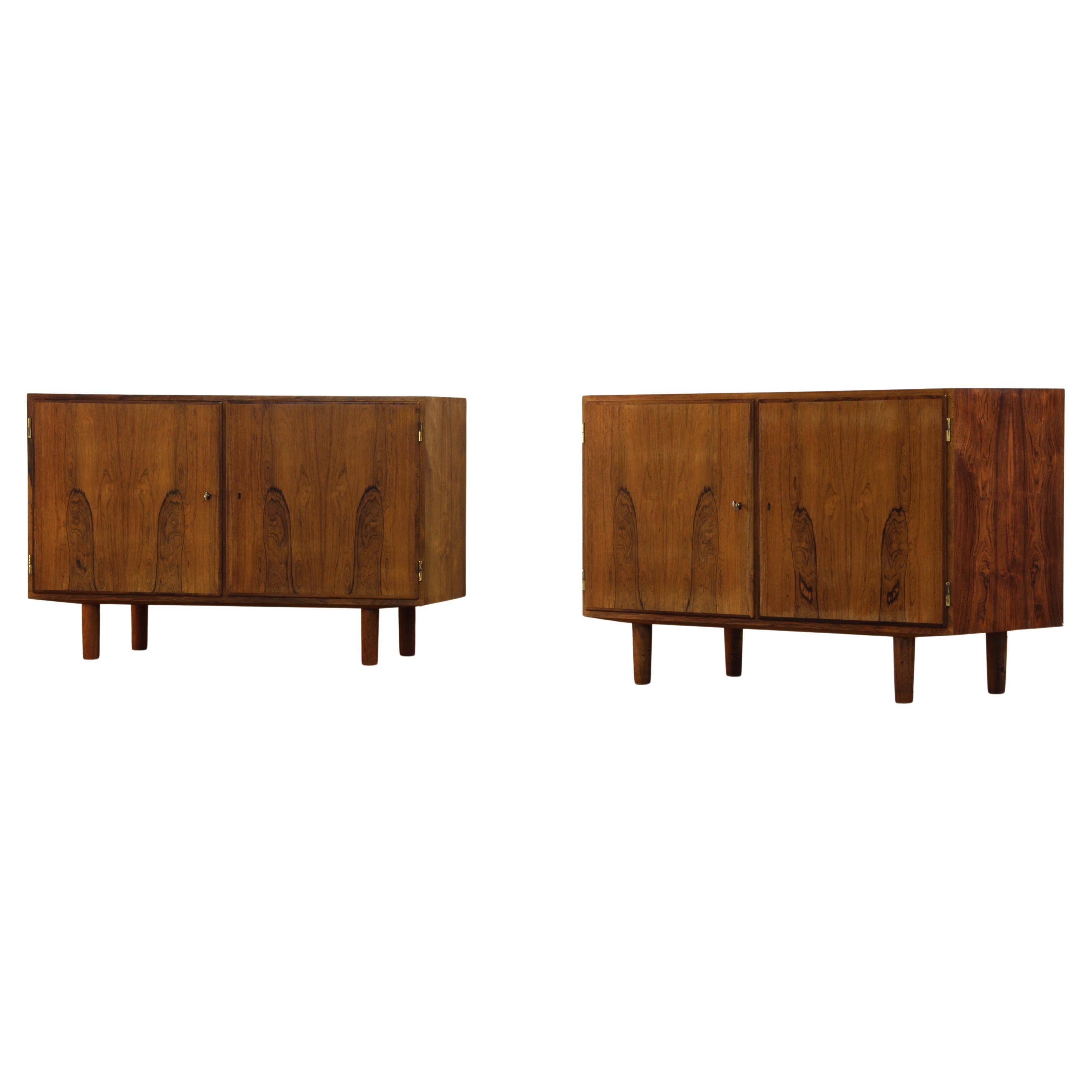Pair of Vintage Danish Rosewood Sideboards by Poul Hundevad - Hundevad & Co.