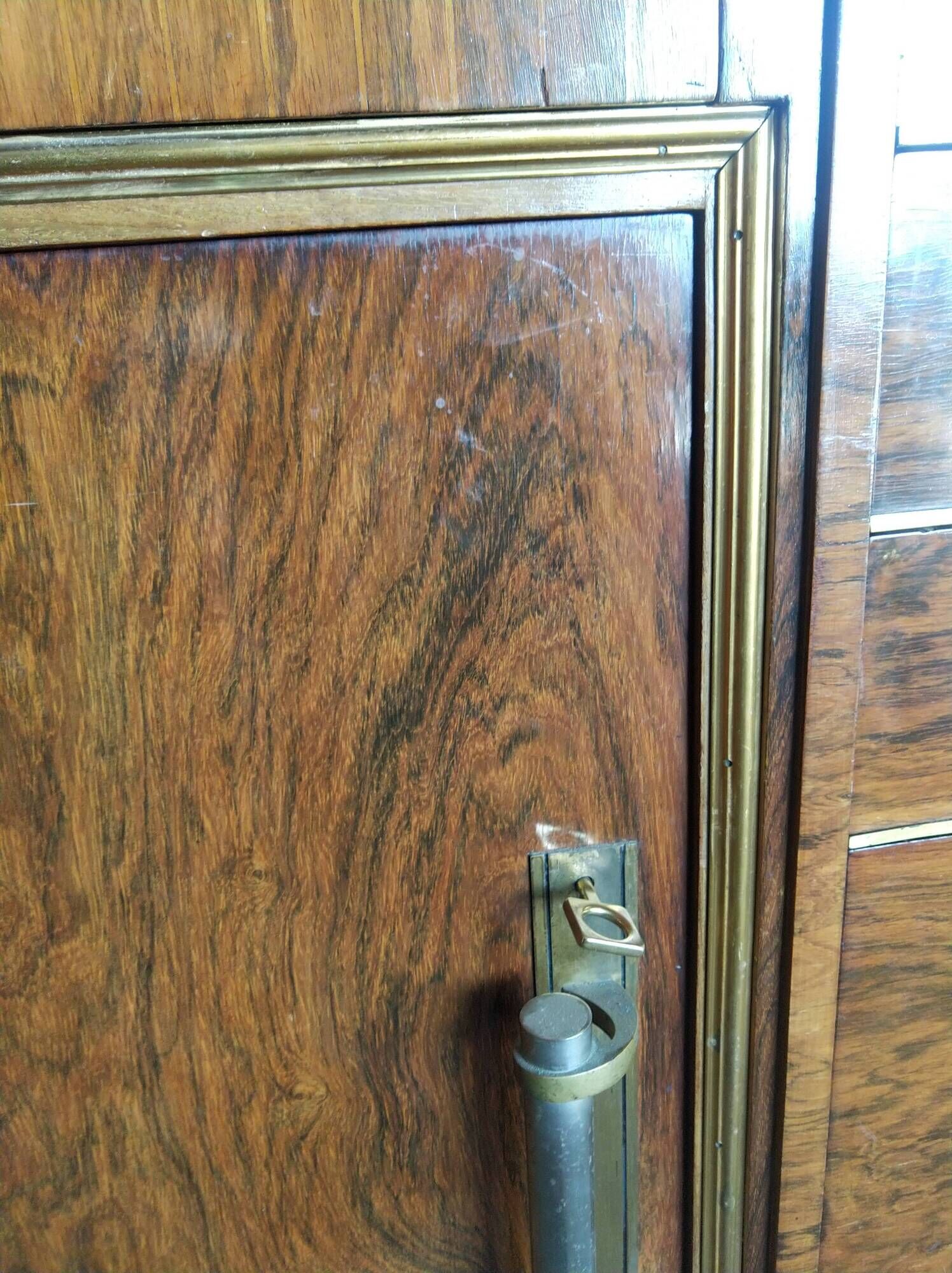 Buffet 1930 in rosewood and Portor marble