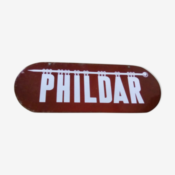 Phildar enameled plate
