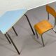 Old school desk with its matching Mullca chair.