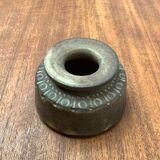 Brutalist mid-century studio pottery vase by Johannes Lessmann for Keramische Werkstatt Margaretenhöhe, Essen.