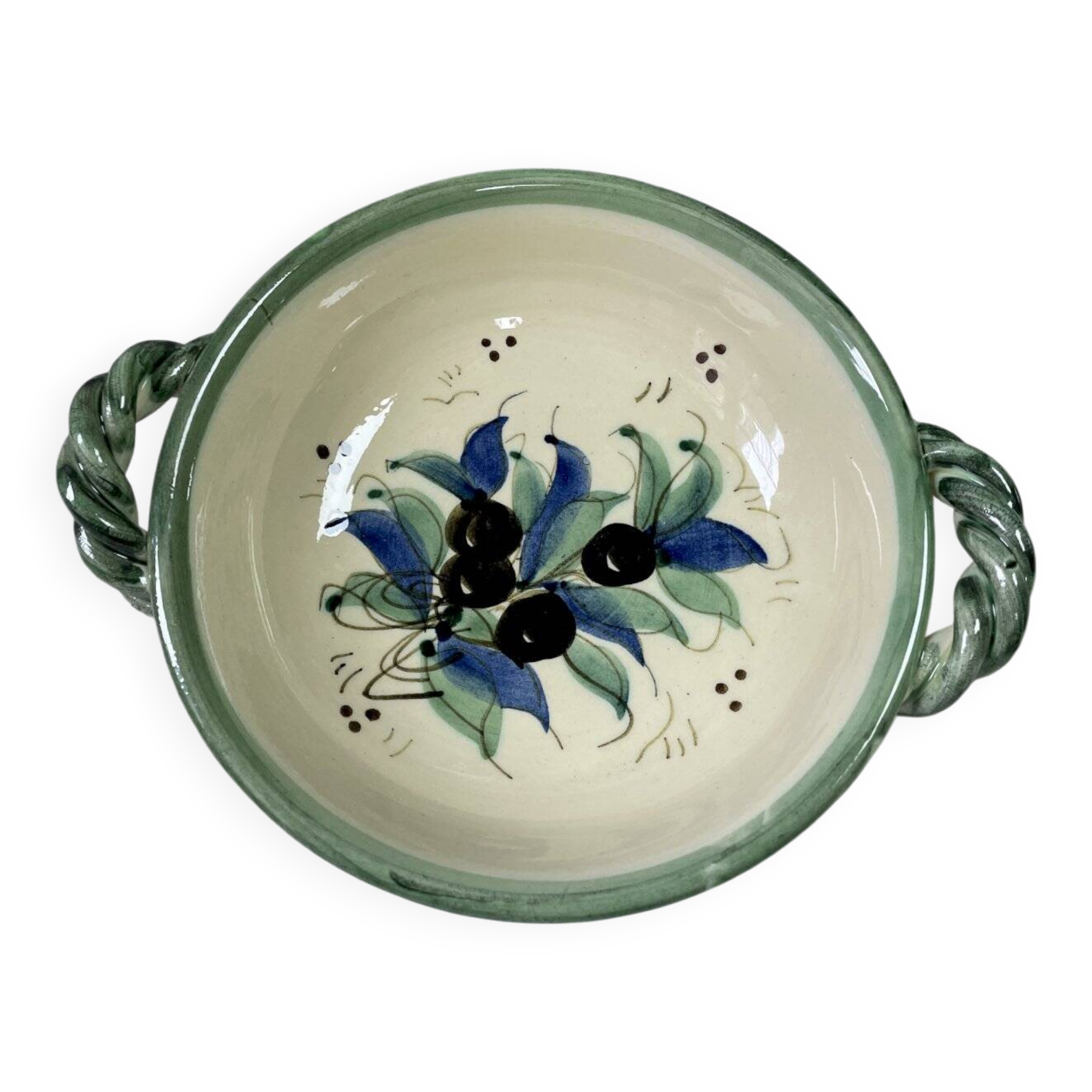 Handled bowl Grain de Sel Pottery Provence