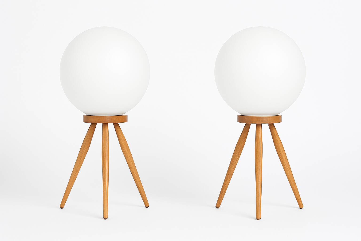 Mid-Century Tripod Table Lamp, ÚĽUV, 1960s, Czechoslovakia