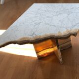 Table basse marbre unique