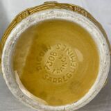 Sarreguemines ocher pitcher