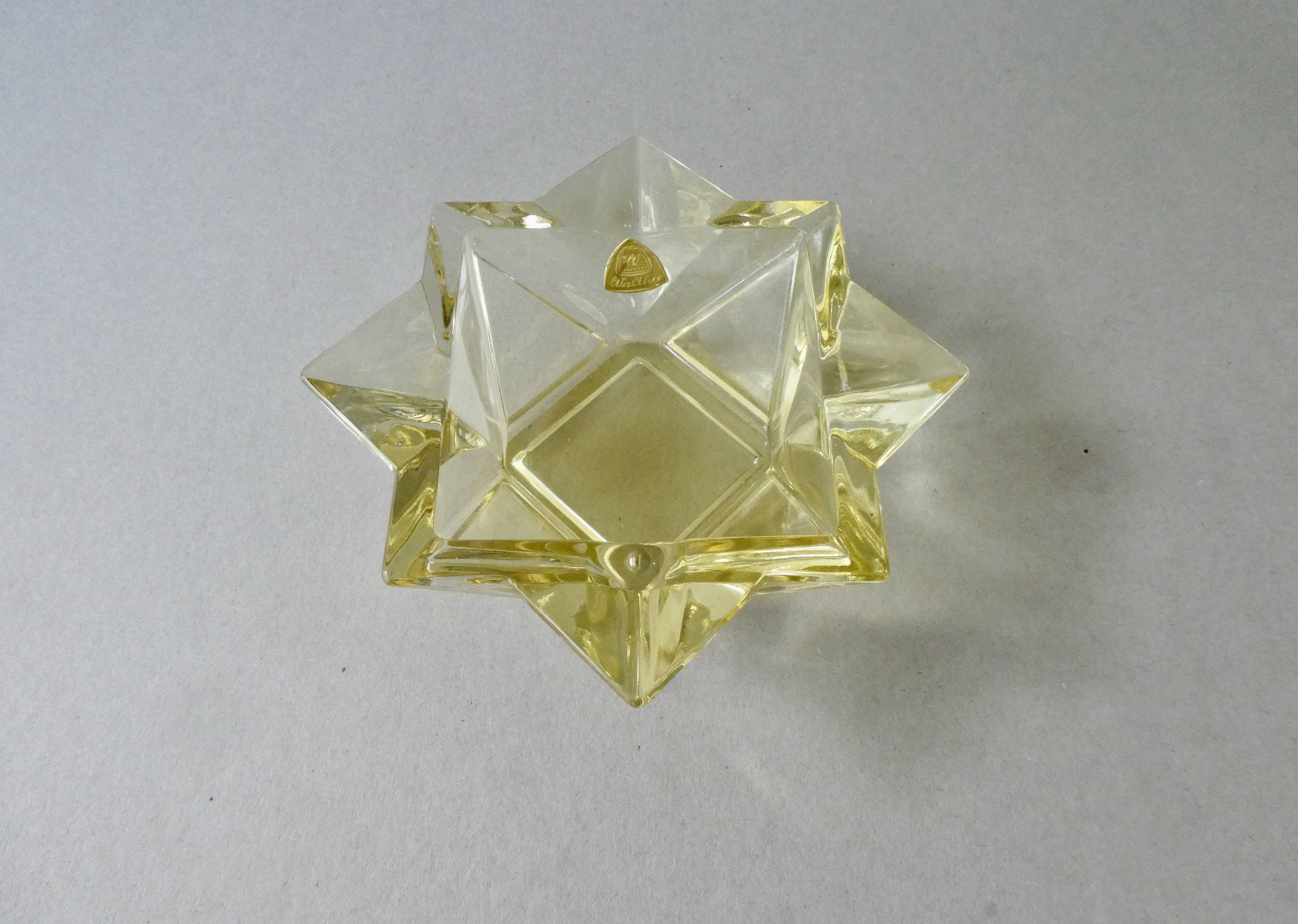 Walther star-shaped glass pocket tray