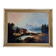 August Achilles (1798-1861) - Oil on canvas - Lakeside landscape in Switzerland