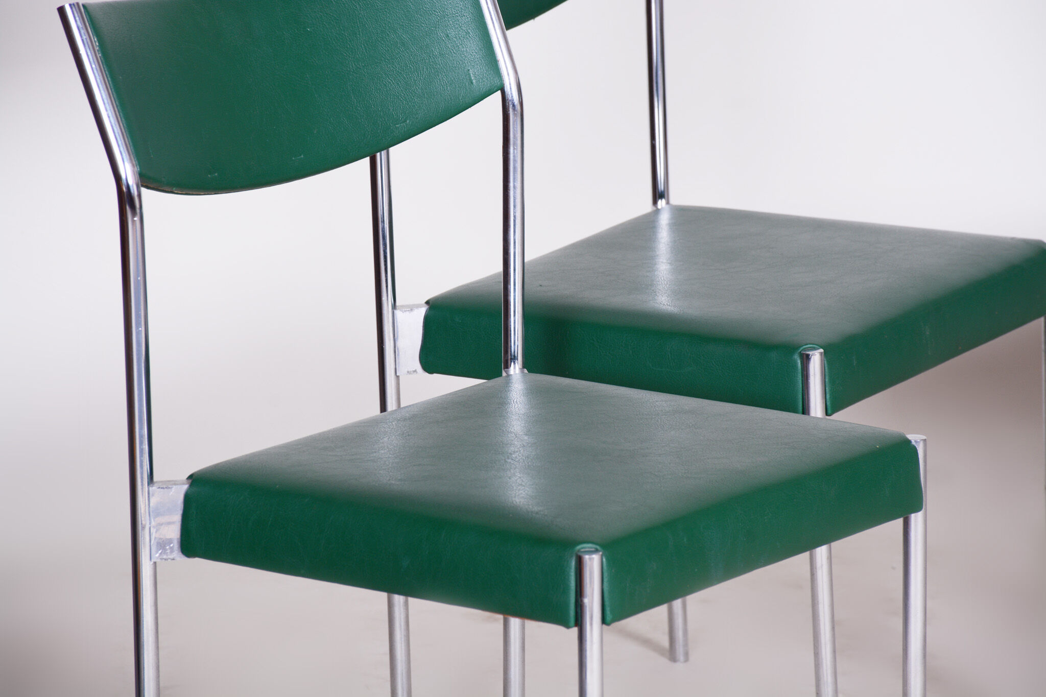 Four Mid Century Dining chairs - 1950s Central Europe