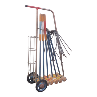 Old croquet game