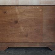 Buffet Art déco en noyer burr avec tiroirs et bar