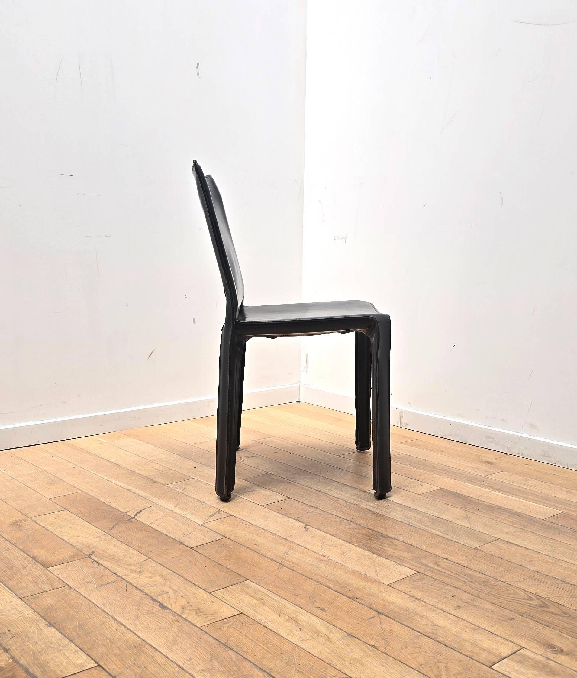 Set of 6 CAB 412 chairs, Cassina