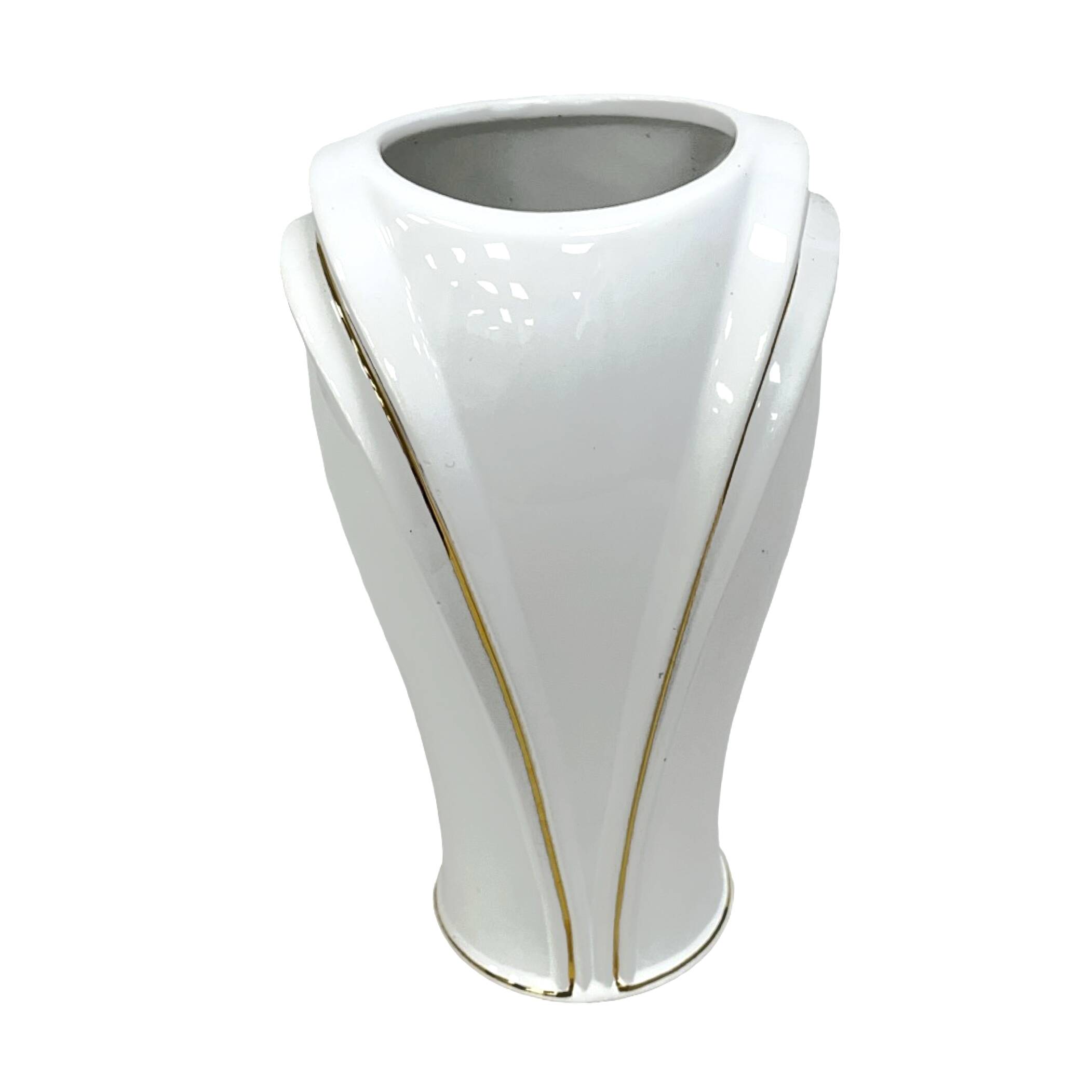 Elegant Porcelain Vase Welz Pfungstadt, Germany 1970s