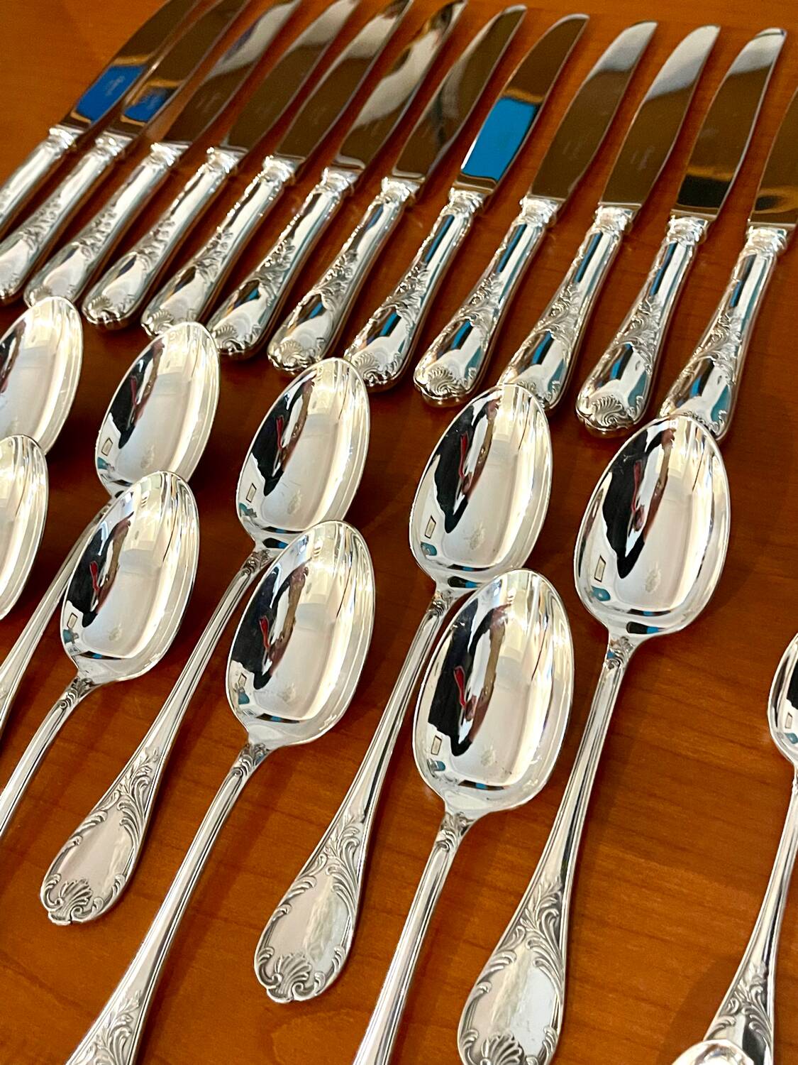 Christofle Marly 49-piece cutlery set in superb condition