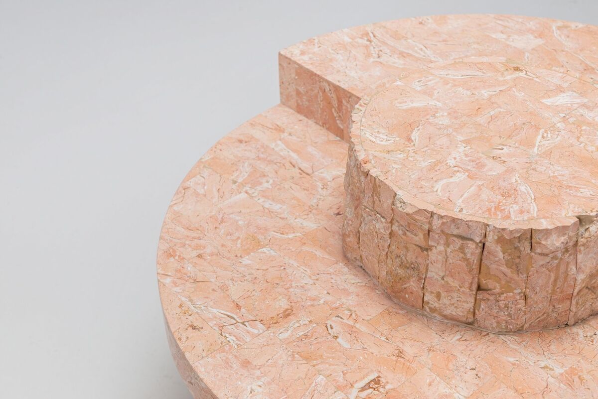 Magnussen Ponte Mactan stone small coffee table Belgium 1970