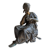 Antique Napoleon III regule statuette