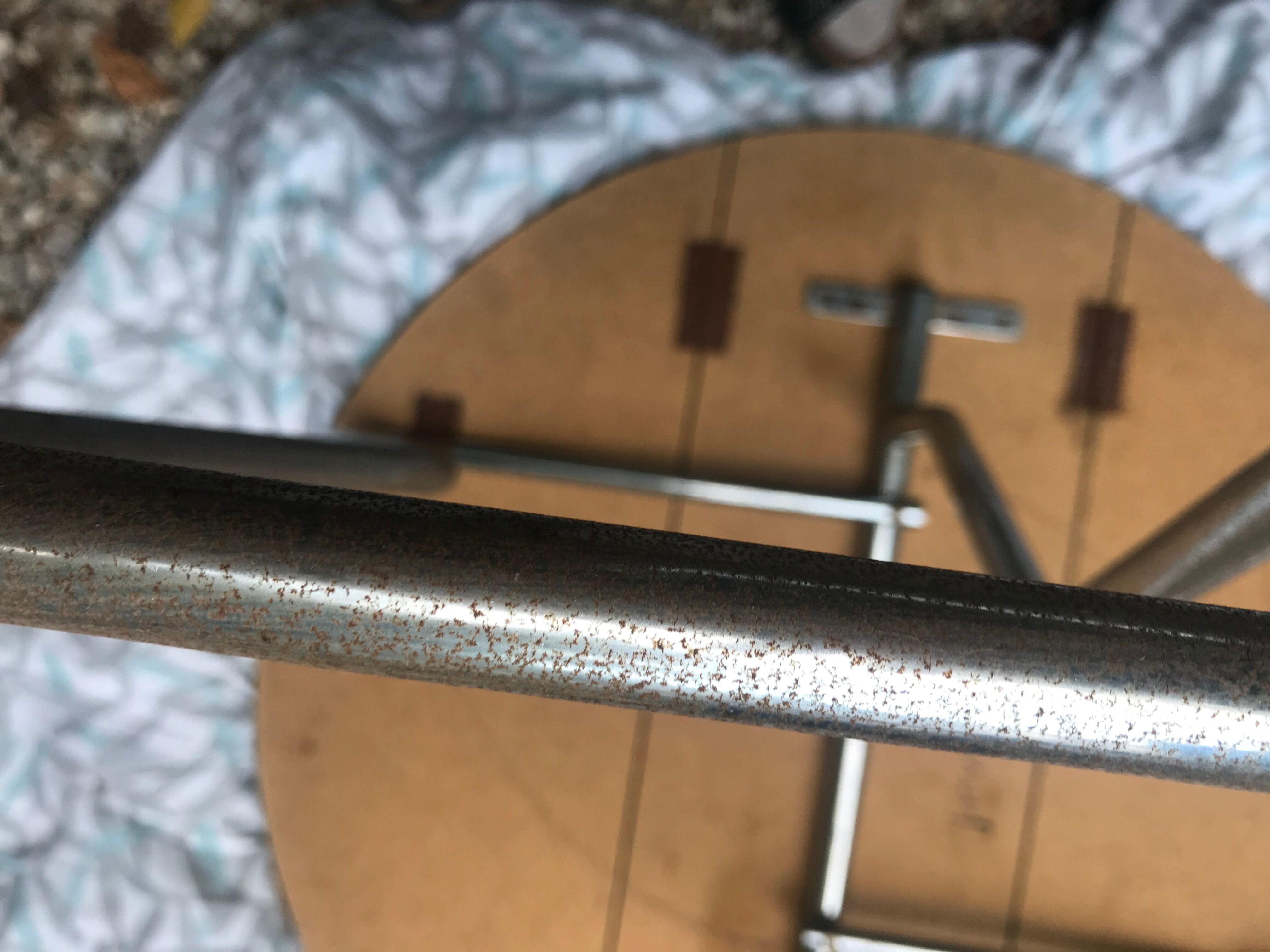 Folding formica table